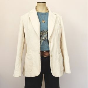 VTG Cream Corduroy Blazer